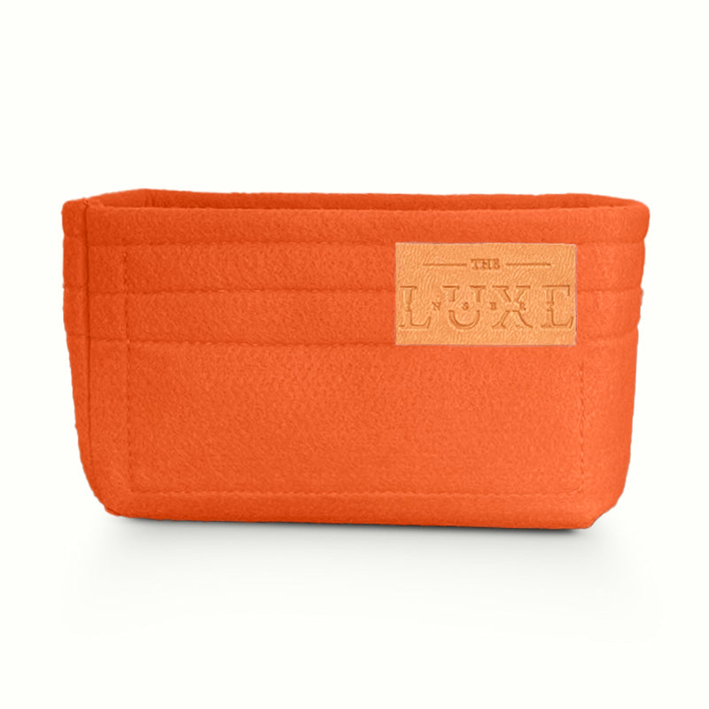 For [Small Classic Double Flap] (Slim with Zipper) Purse Insert