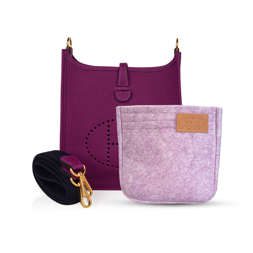  Lckaey Purse Insert Organizer for Hermes Evelyne 16 mini Bags  TPM Insert- Handbag Organizer-1003Khaki-S : Clothing, Shoes & Jewelry