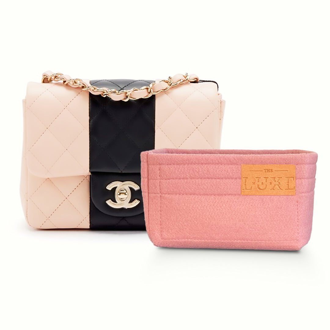  ZYZii Silk Purse Organizer for Chanel Classic Flap  Square/Mini/Small/Medium/Jumbo/Maxi,Insert Bag in Bag,Luxury Handbag Tote  Lining Bag Shapers(CF Medium 25,Pink) : Clothing, Shoes & Jewelry