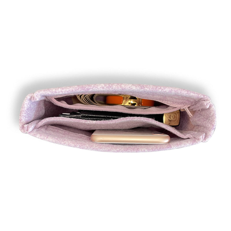 For [Evelyne 29] (Slim with Zipper) Bag Organizer Purse Insert Shaper,  Liner Protector - JennyKrafts